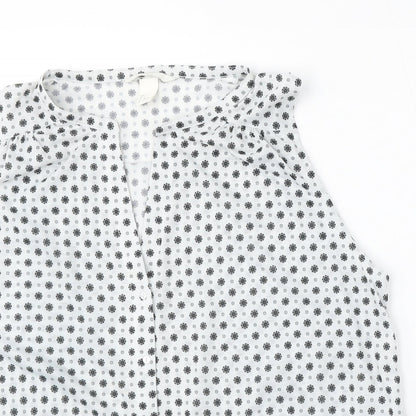 Womens UK Size L H&M Grey Basic Tank