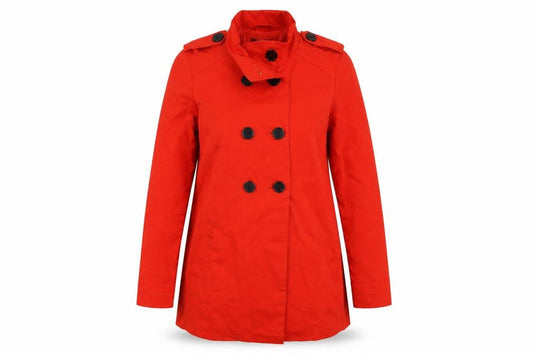 La Redoute Womens Red   Pea Coat Coat Size 6  Button