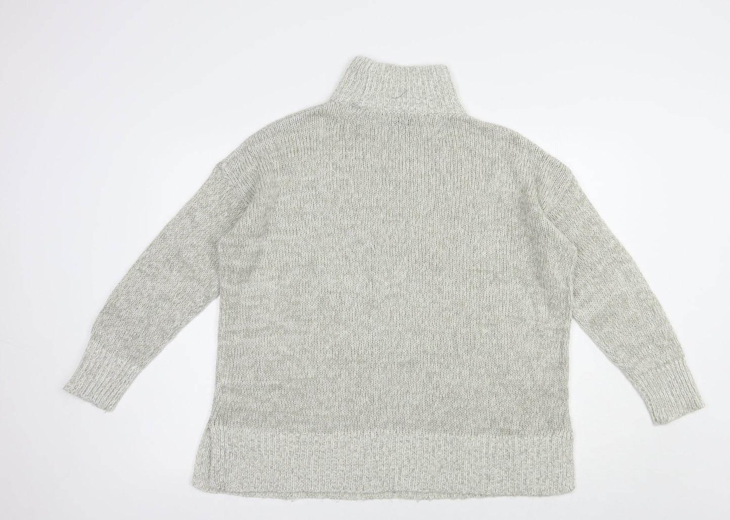 Womens UK Size M New Look Grey Pullover Jumper