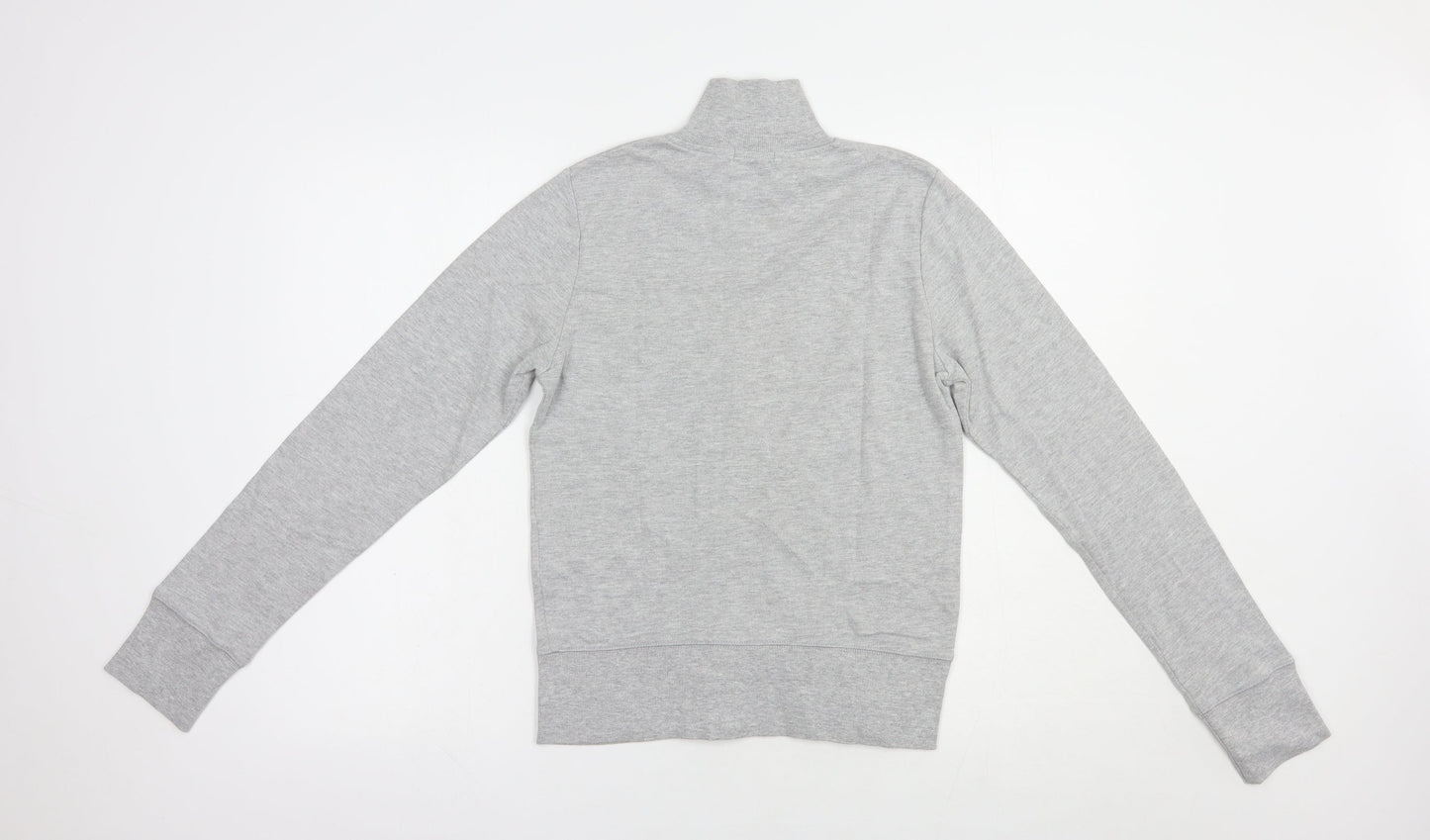 MK Womens Grey  Cotton Full Zip Sweatshirt Size 12  Zip
