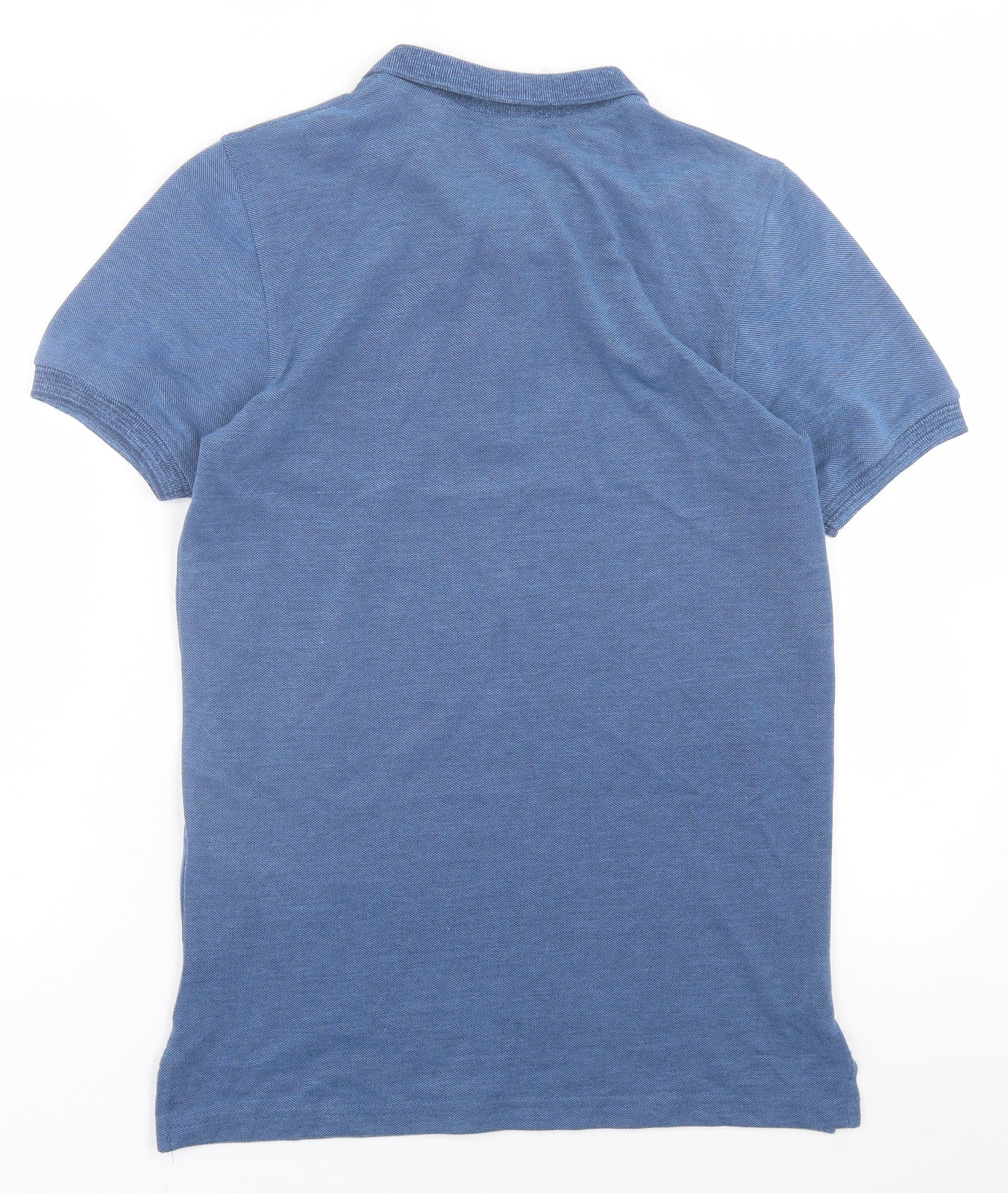 LTB Mens Blue  Cotton  Polo Size XS Collared Button