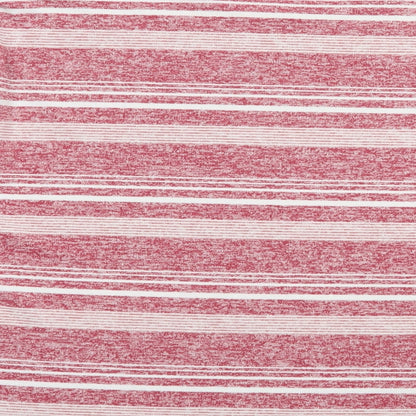 TU Womens Red Boat Neck Striped Polyester Pullover Jumper Size 16