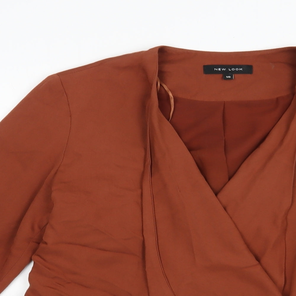 Womens UK Size 10 New Look Brown Jacket