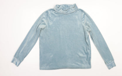 Primark Womens Blue  Polyester Top Lounge Set Size 6