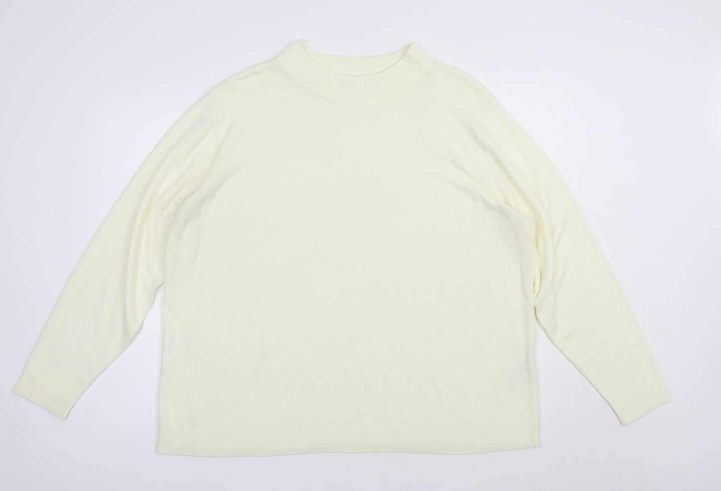 Womens UK Size 2XL Damart Ivory Pullover Jumper