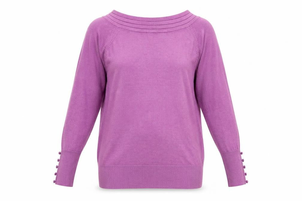Womens UK Size 16 Marks Purple Pullover Jumper