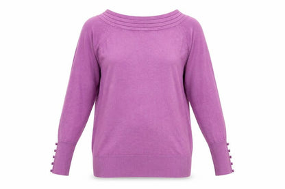 Womens UK Size 16 Marks Purple Pullover Jumper