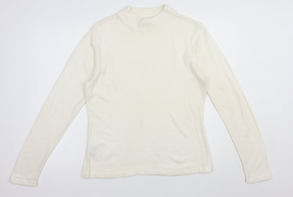 Womens UK Size 14 Papaya White Pullover Jumper