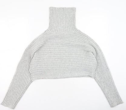 Womens UK Size L New Look Grey Pullover Jumper