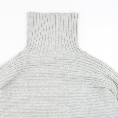 Womens UK Size L New Look Grey Pullover Jumper