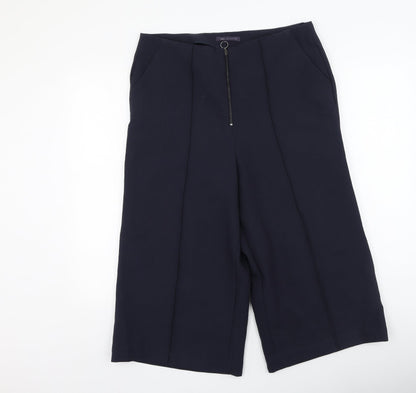 Womens UK Size 16 Marks and Spencer Regular Fit  Blue Trousers