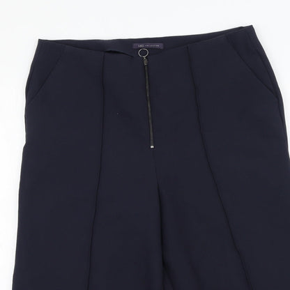 Womens UK Size 16 Marks and Spencer Regular Fit  Blue Trousers