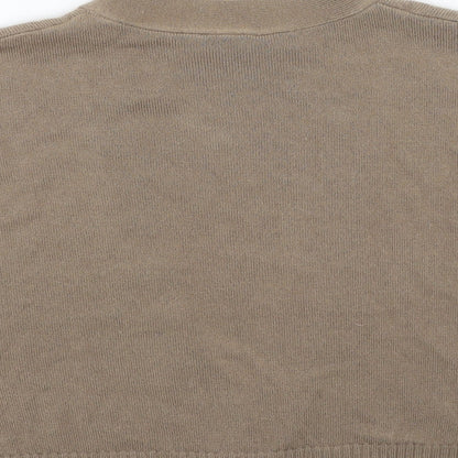 Womens UK Size 12 TU Brown Cardigan Jumper