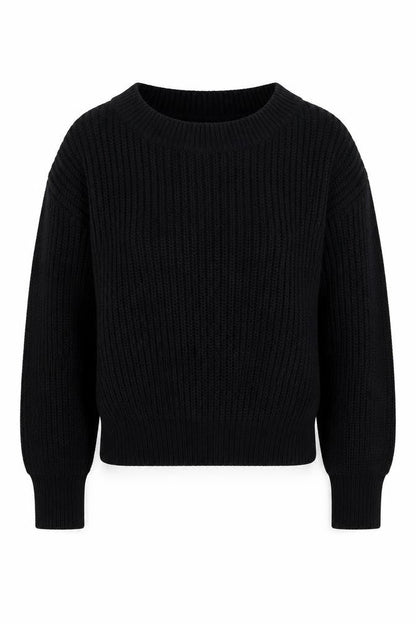 Womens UK Size M Boohoo Black Pullover Jumper
