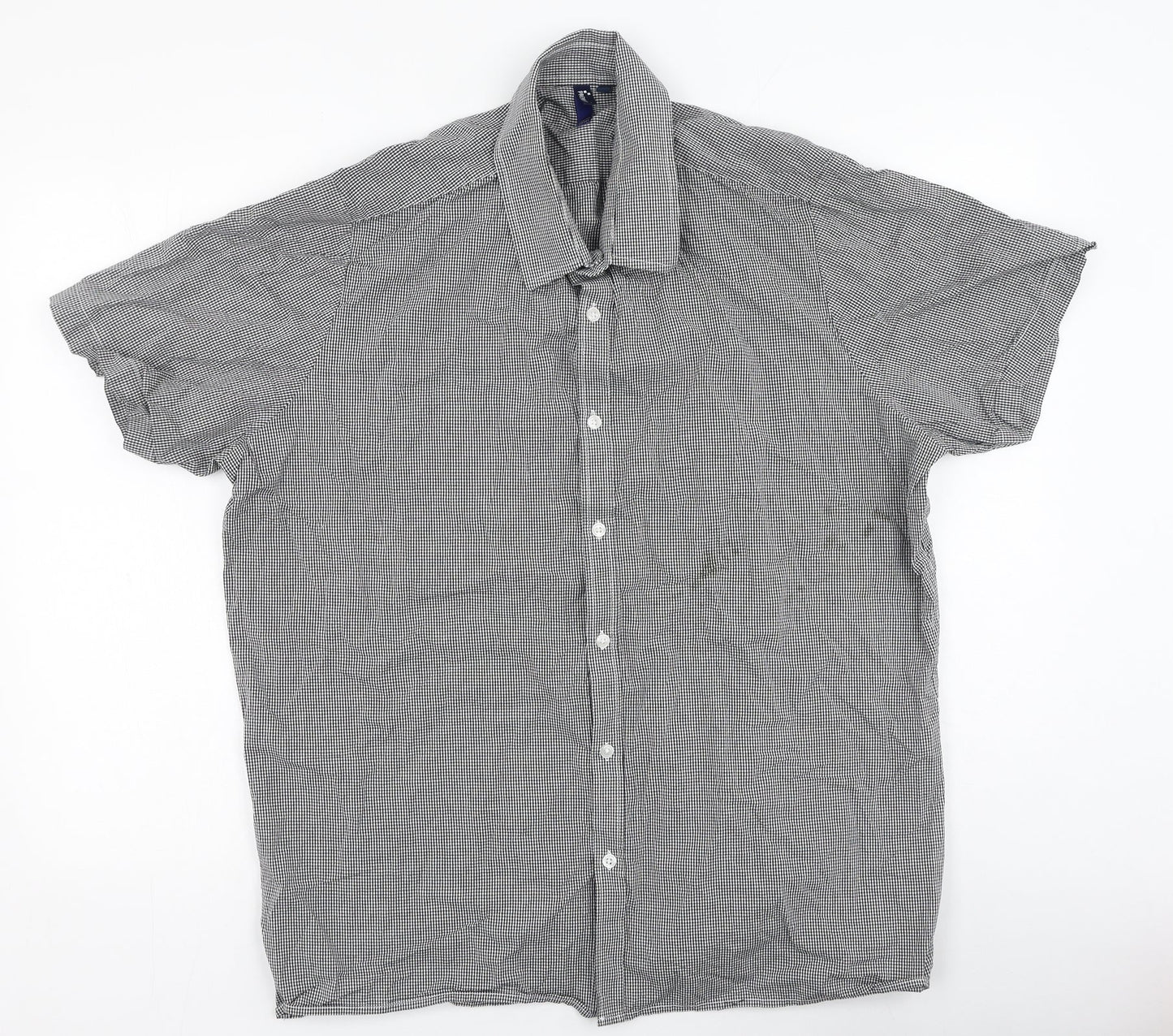 Premier Mens Multicoloured Check Cotton  Polo Size XL Collared