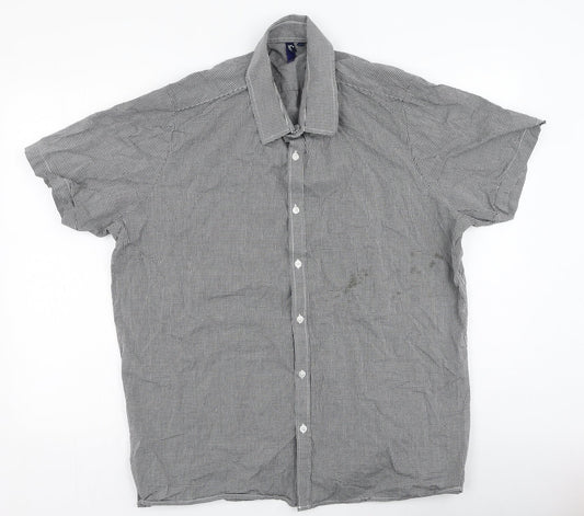 Premier Mens Multicoloured Check Cotton  Polo Size XL Collared