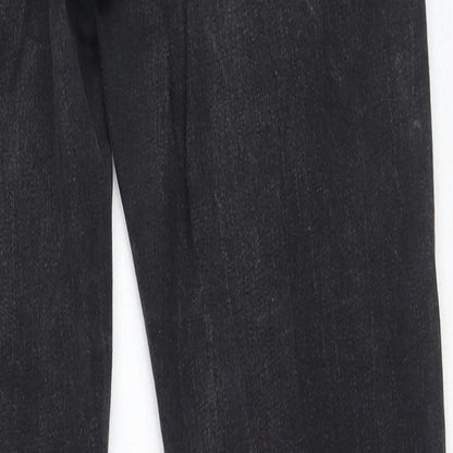 Denim & Co. Womens Grey  Cotton Skinny Jeans Size 14 L28 in Regular