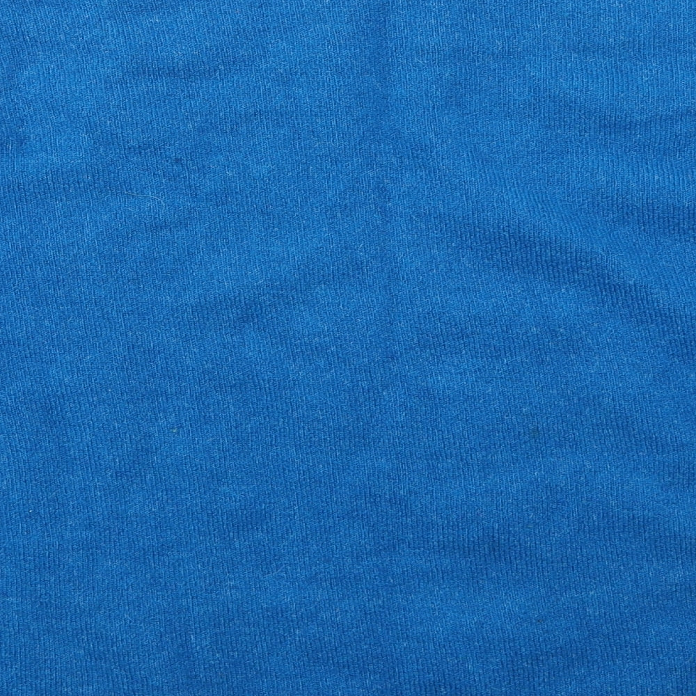 George Womens Blue Crew Neck  Acrylic Pullover Jumper Size 16