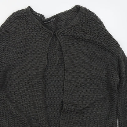Womens UK Size S Atmosphere Grey Cardigan Jumper