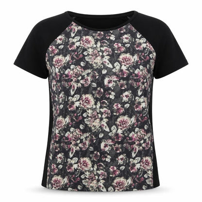 Womens UK Size 10 Matalan Black Basic T-Shirt