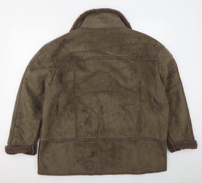 Urban Spirit Womens Brown   Jacket  Size XL  Zip