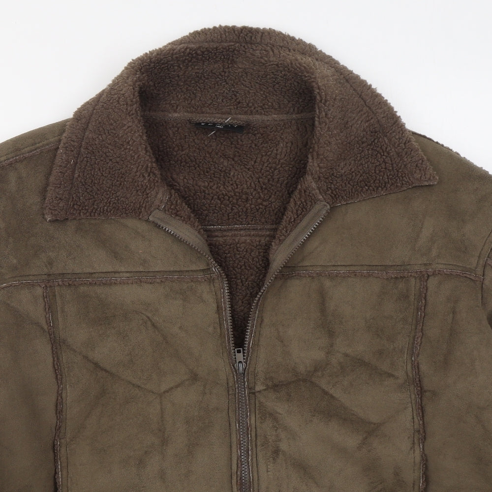 Urban Spirit Womens Brown   Jacket  Size XL  Zip