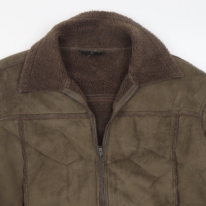 Urban Spirit Womens Brown   Jacket  Size XL  Zip