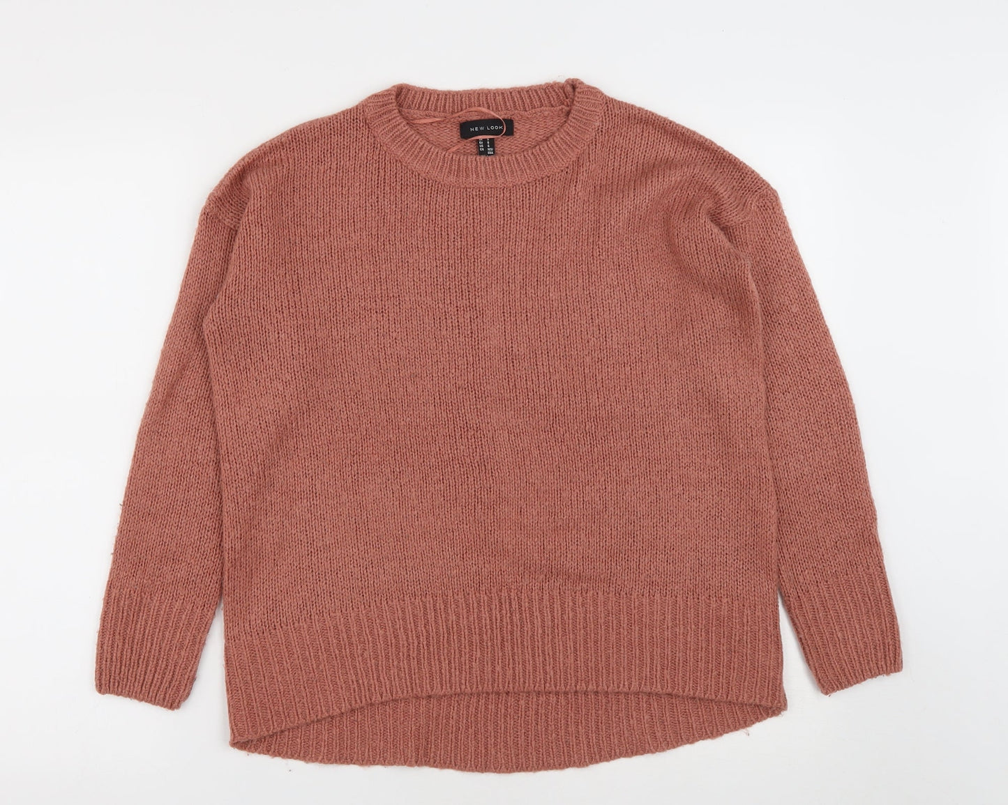Womens UK Size S New Look Pink Pullover Jumper