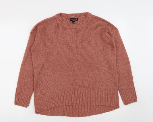 Womens UK Size S New Look Pink Pullover Jumper