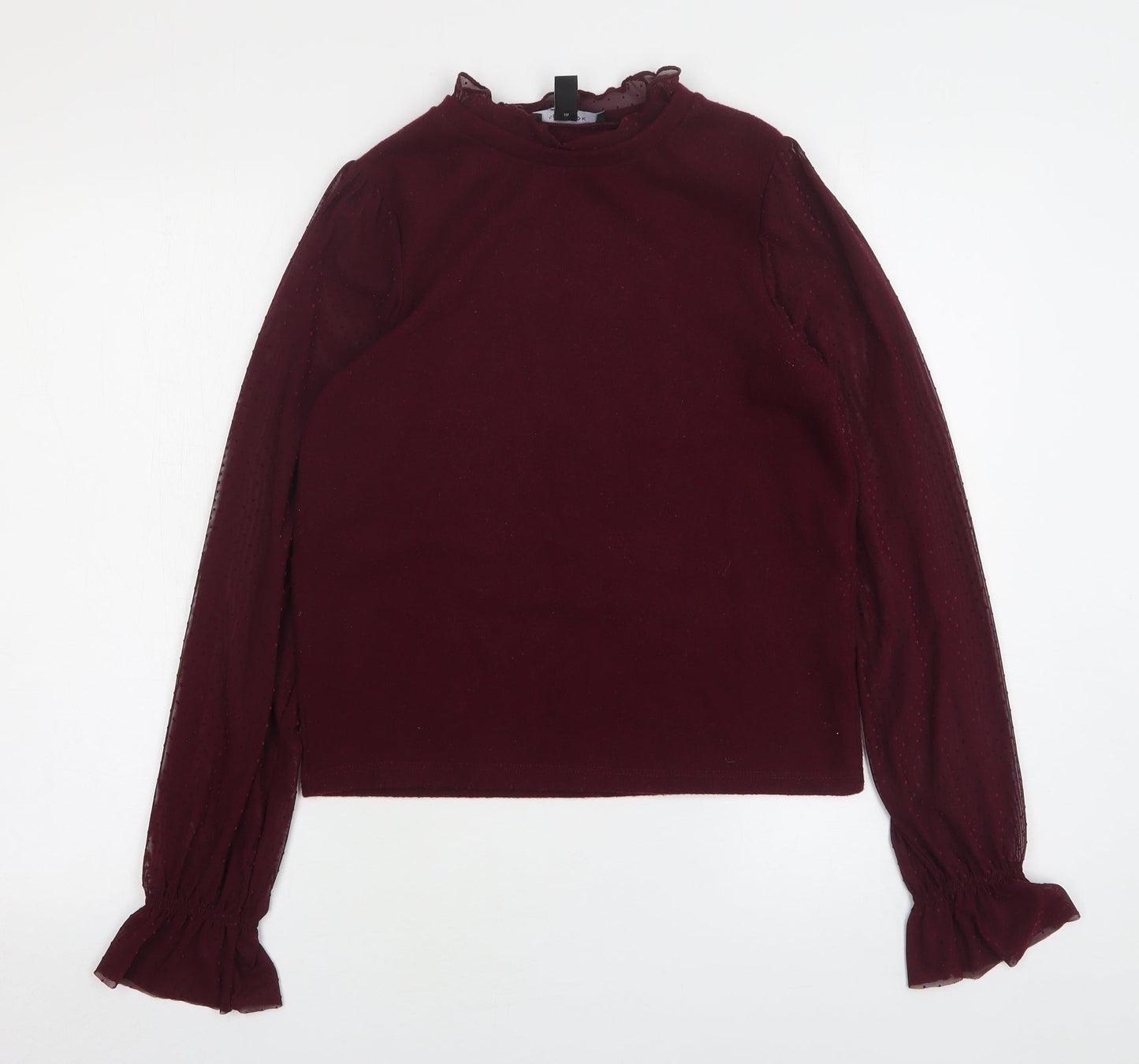 Womens UK Size 10 New Look Purple Pullover Jumper