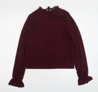 Womens UK Size 10 New Look Purple Pullover Jumper