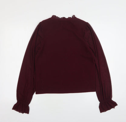Womens UK Size 10 New Look Purple Pullover Jumper