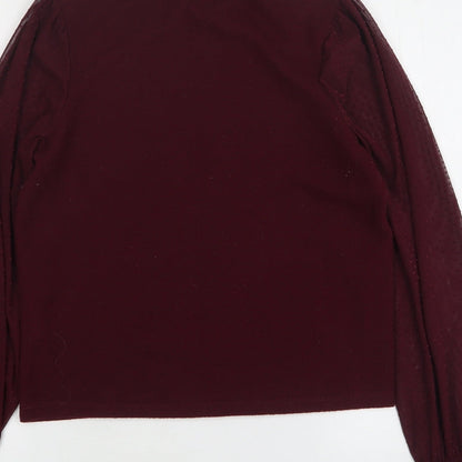 Womens UK Size 10 New Look Purple Pullover Jumper