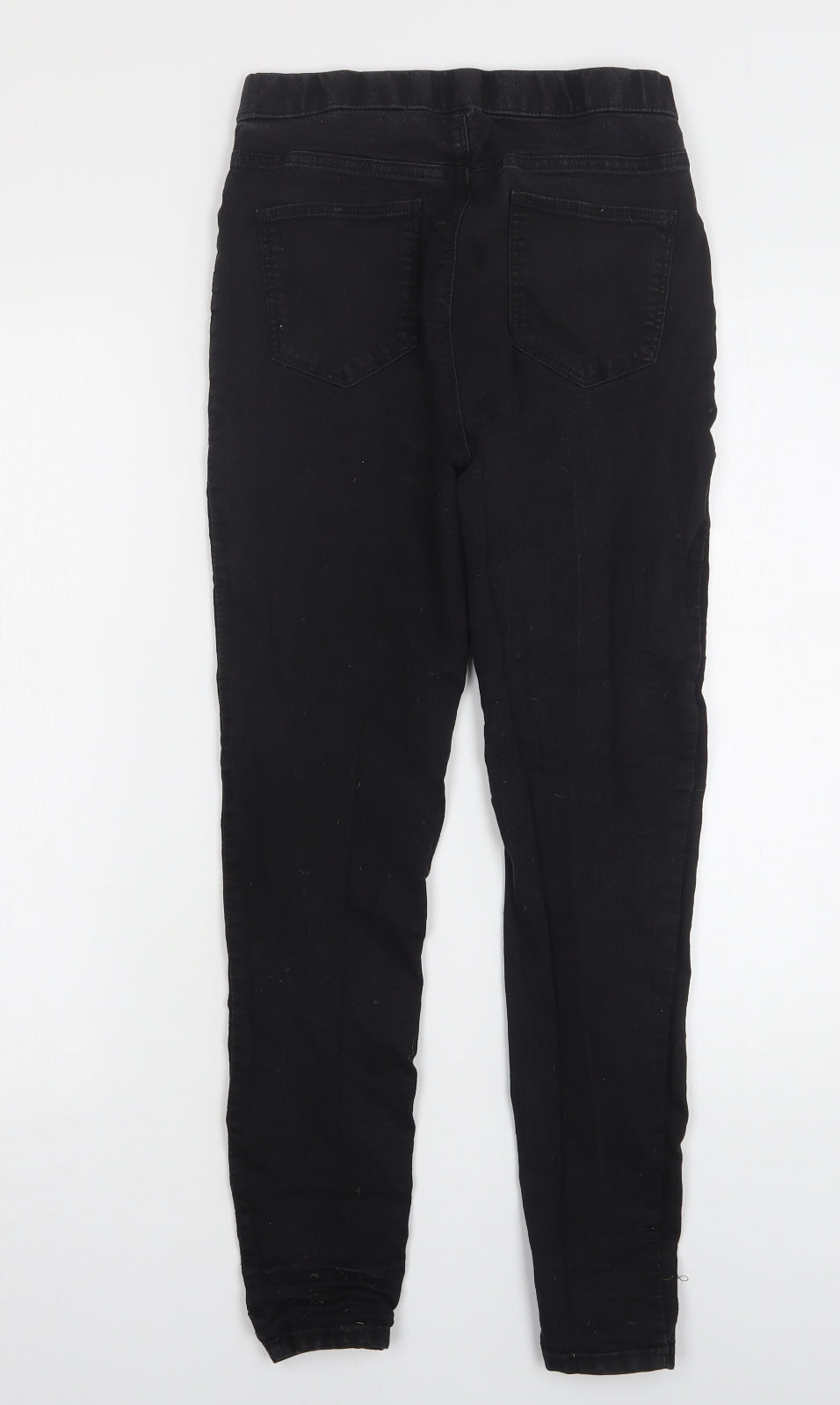 Matalan Womens Black  Cotton Jegging Jeans Size 8 L26 in Regular