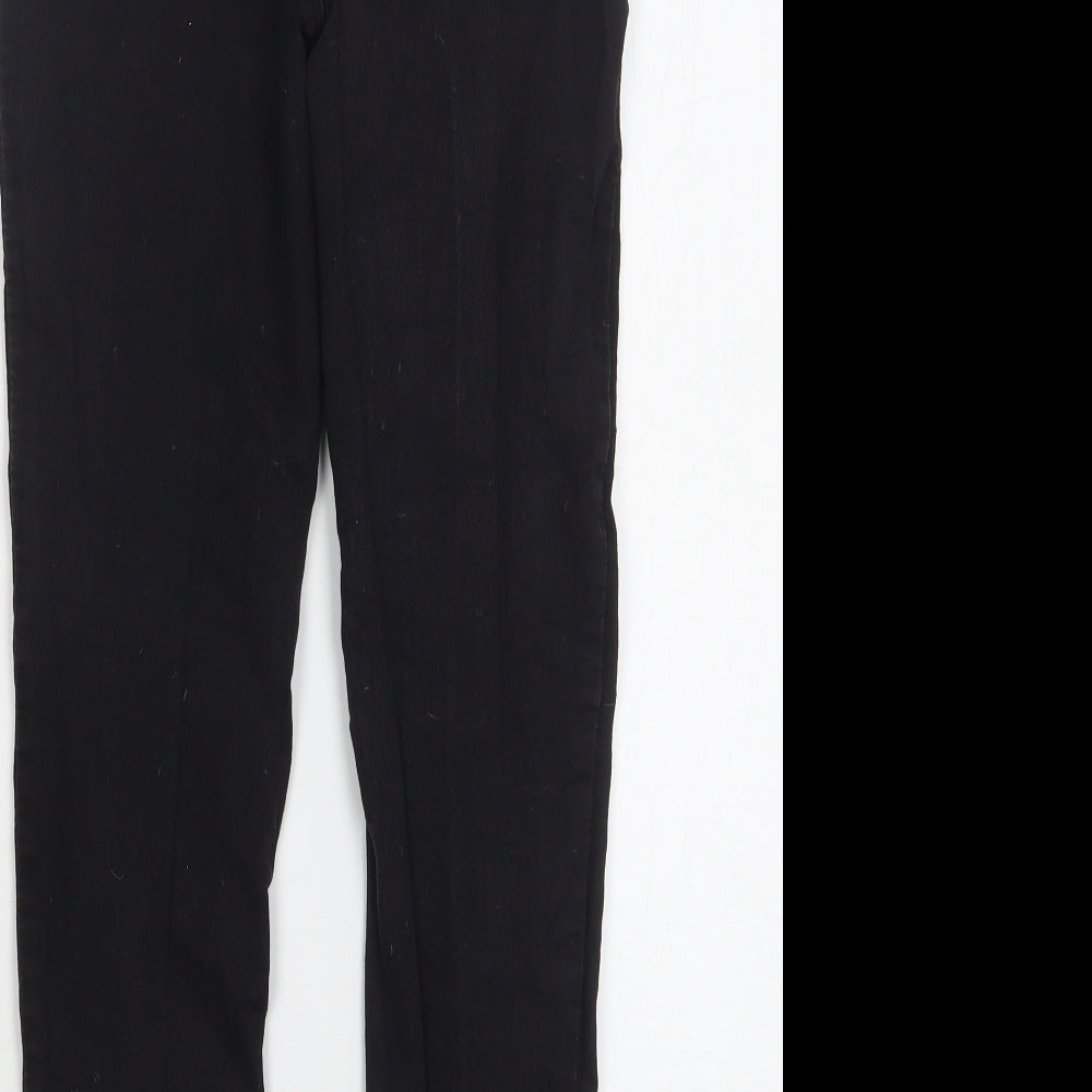 Matalan Womens Black  Cotton Jegging Jeans Size 8 L26 in Regular