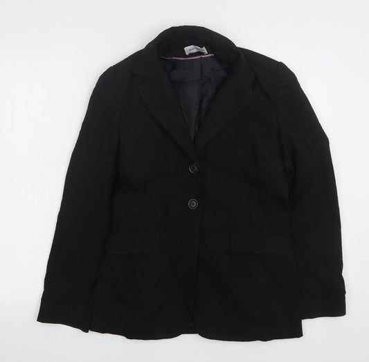 Atmosphere Womens Black  Polyester Jacket Suit Jacket Size 8