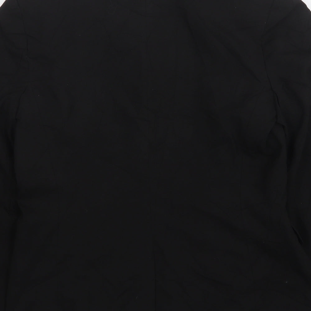 Atmosphere Womens Black  Polyester Jacket Suit Jacket Size 8