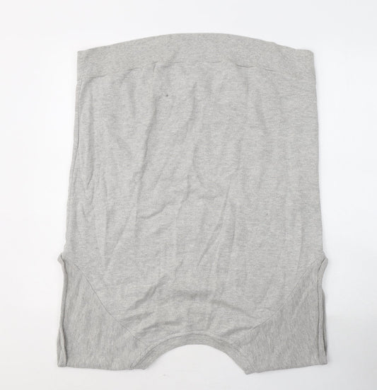 Evie Womens Grey  Cotton Jersey Tank Size 12 Round Neck - Lion