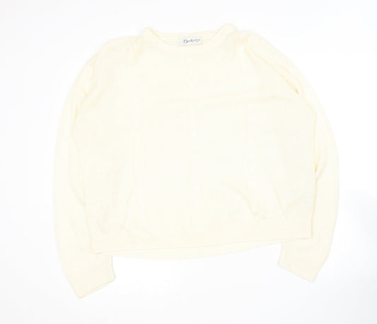 Womens UK Size 18 Berkertex Yellow Pullover Jumper