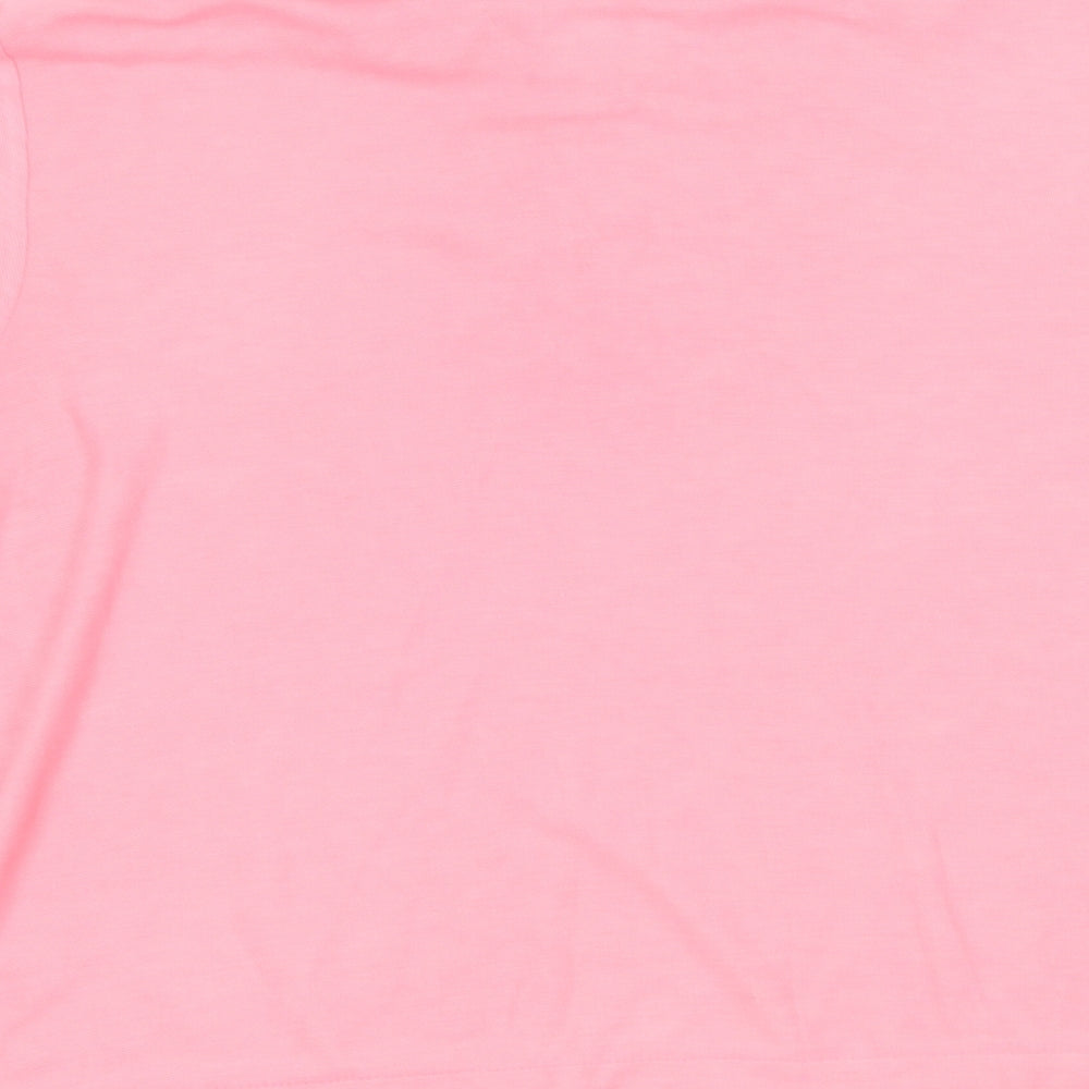 Womens UK Size 16 Littlewoods Pink Basic Polo