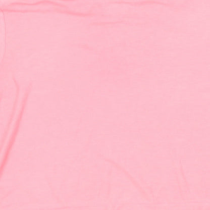 Womens UK Size 16 Littlewoods Pink Basic Polo
