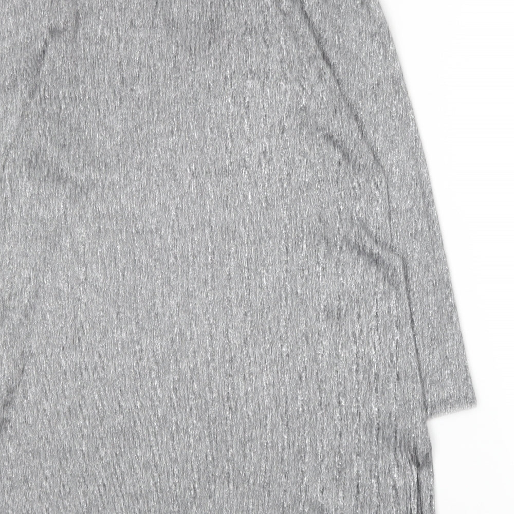 F&F Womens Grey Round Neck  Viscose Pullover Jumper Size 12