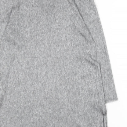 F&F Womens Grey Round Neck  Viscose Pullover Jumper Size 12