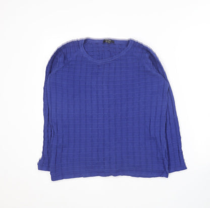 Womens UK Size L ESMARA Blue Pullover Jumper
