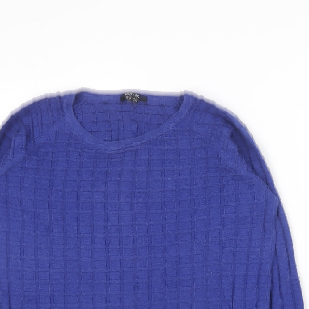 Womens UK Size L ESMARA Blue Pullover Jumper