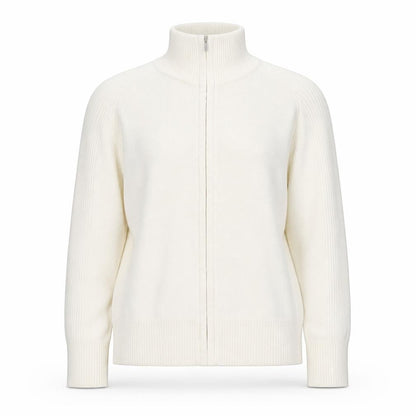 Womens UK Size 16 George Ivory Full Zip Jumper