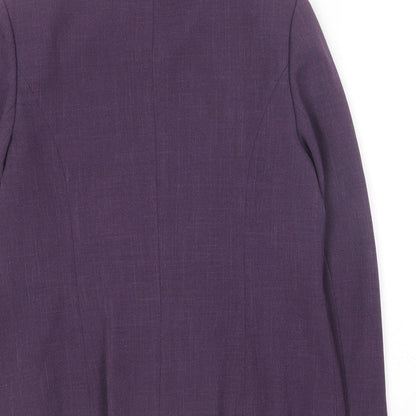 Millais Womens Purple   Jacket Blazer Size 12