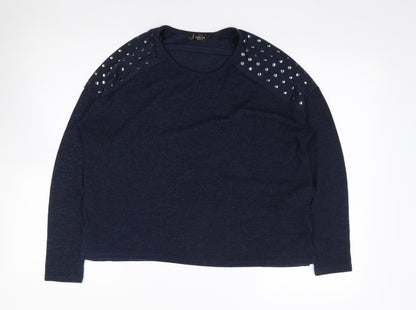 Womens UK Size 12 New Look Blue Pullover Jumper