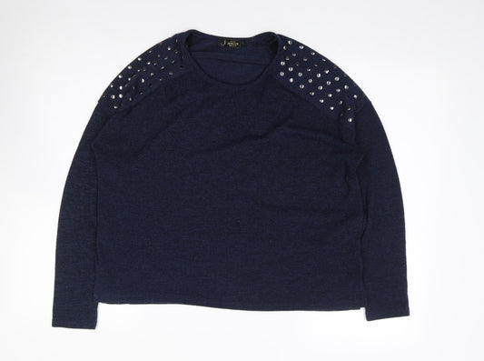 Womens UK Size 12 New Look Blue Pullover Jumper