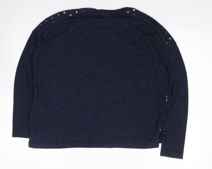 Womens UK Size 12 New Look Blue Pullover Jumper